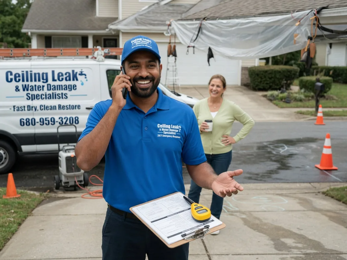 Ceiling Leak Cleanup Borger, TX FAQs